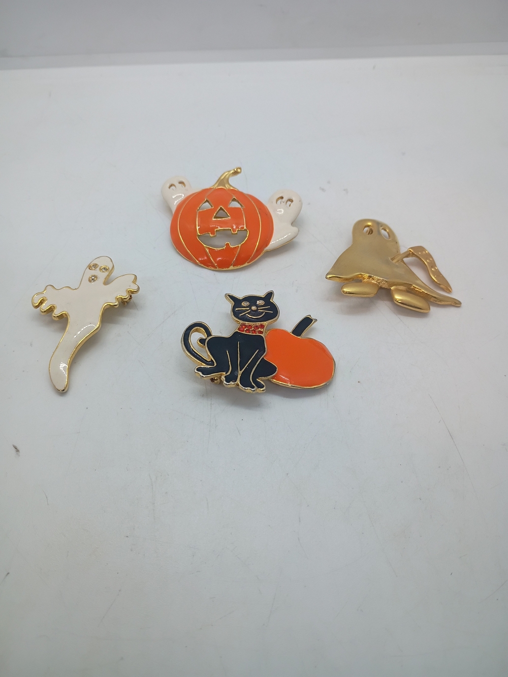 Halloween Fashion Costume Jewelry Brooches Pin Jewelry lot Ghost Black Cat